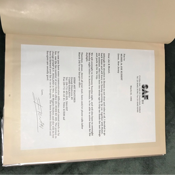 Fax From Sarajevo - Joe Kubert [Dark Horse Books 1996] Graphic Novel 1st Edition - Picture 12 of 16